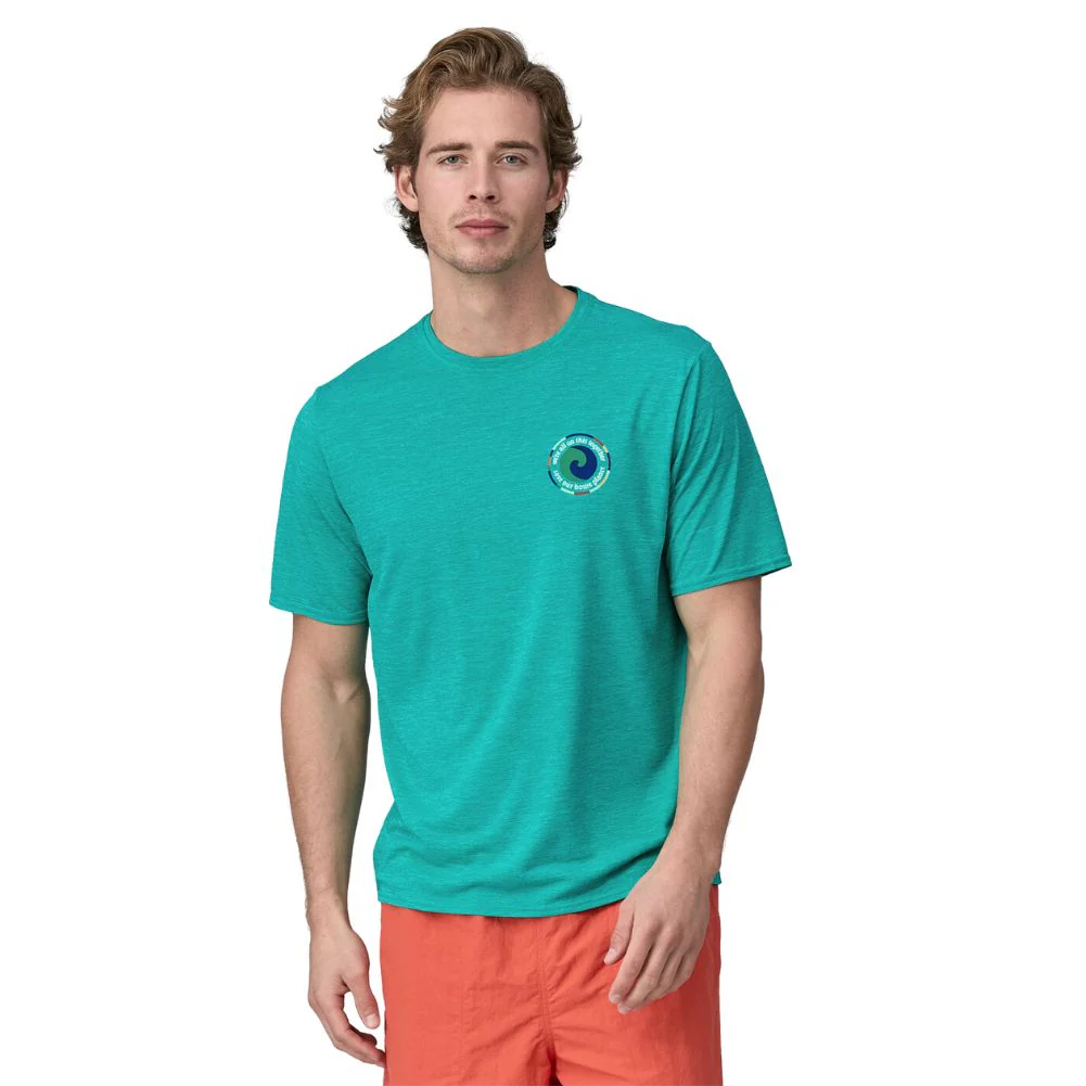 Patagonia Men's Capilene Cool Daily Graphic Shirt (Unity Fitz: Subtidal Blue X-Dye) - Image 3