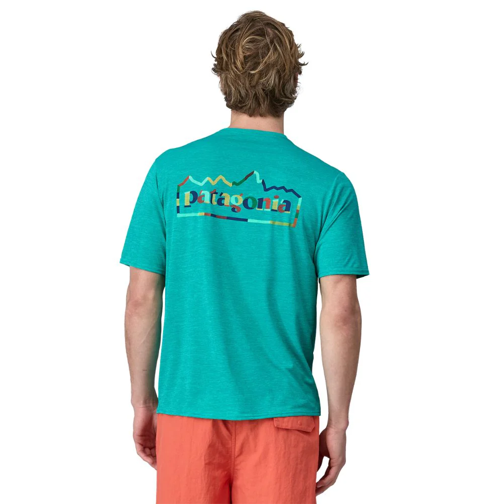 Patagonia Men's Capilene Cool Daily Graphic Shirt (Unity Fitz: Subtidal Blue X-Dye) - Image 4