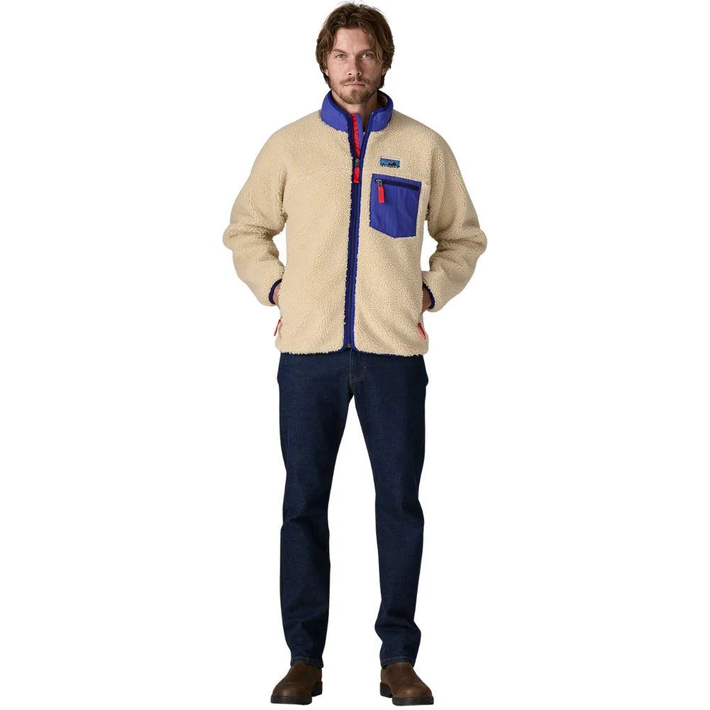 Patagonia Men's Classic Retro-X Fleece Jacket (Dark Natural) - Image 4