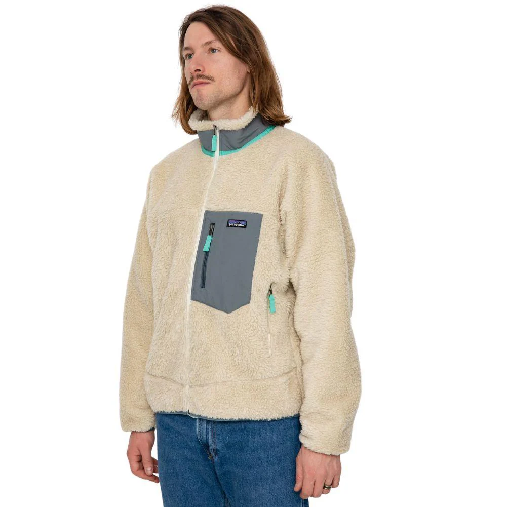 Patagonia Men's Classic Retro-X Fleece Jacket (Dark Natural/Plume Grey) - Image 4