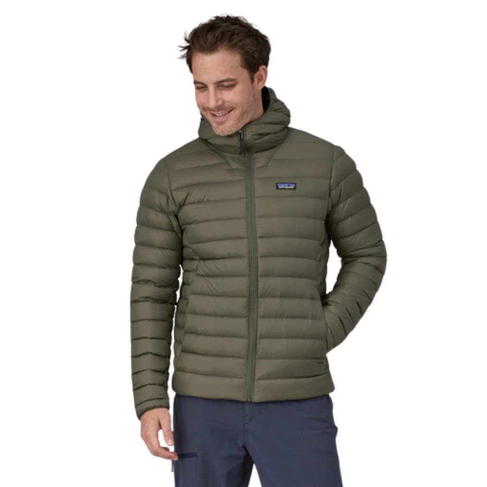 Patagonia Men's Down Sweater Hoody - Large (Basin Green) - Image 2