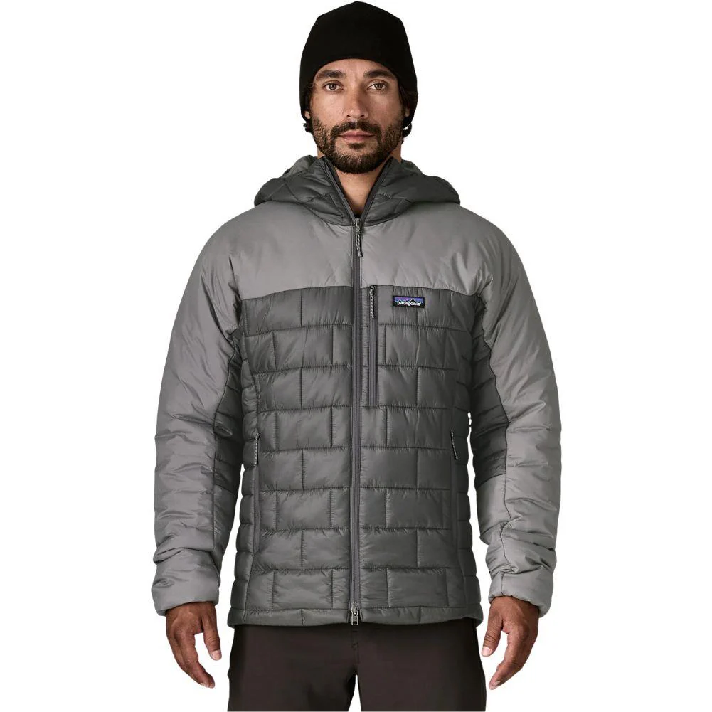 Patagonia Men's Hi-Loft Nano Puff Hoody (Forge Grey) - Image 2