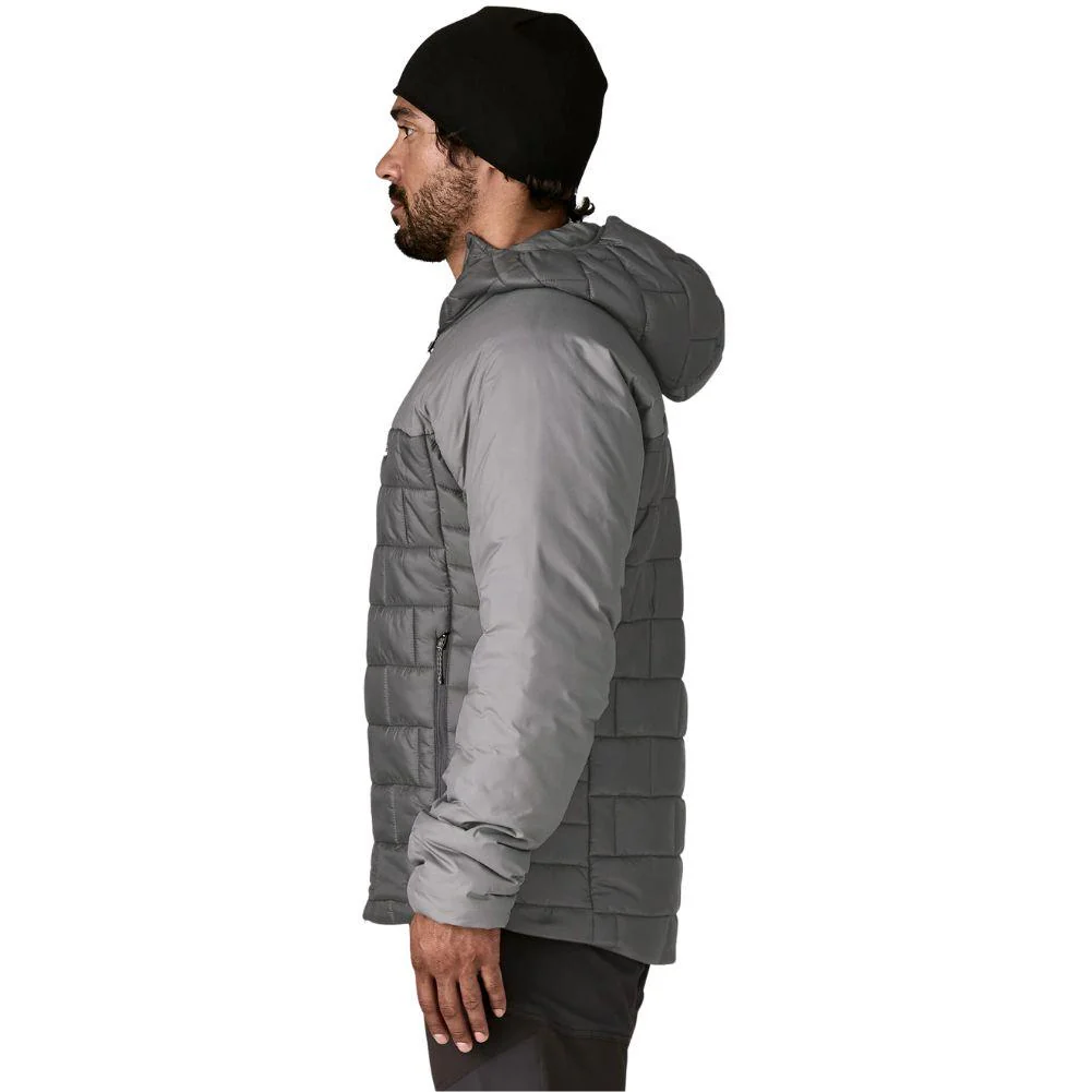 Patagonia Men's Hi-Loft Nano Puff Hoody (Forge Grey) - Image 4