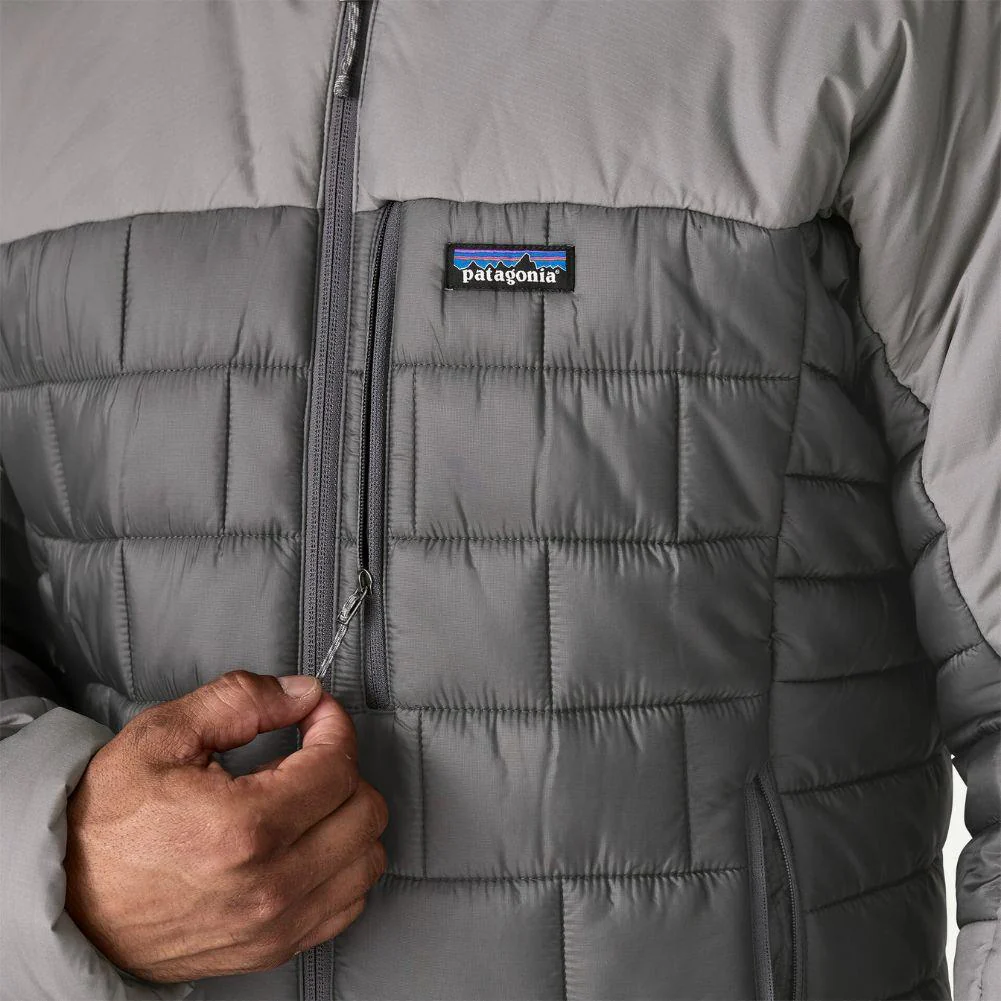 Patagonia Men's Hi-Loft Nano Puff Hoody (Forge Grey) - Image 6