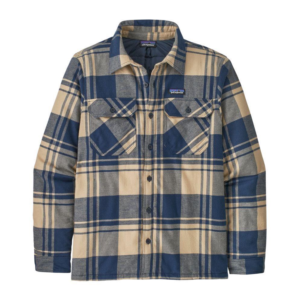 Patagonia Men's Insulated Organic Cotton Midweight Fjord Flannel Shirt (Oar Tan) - Image 10