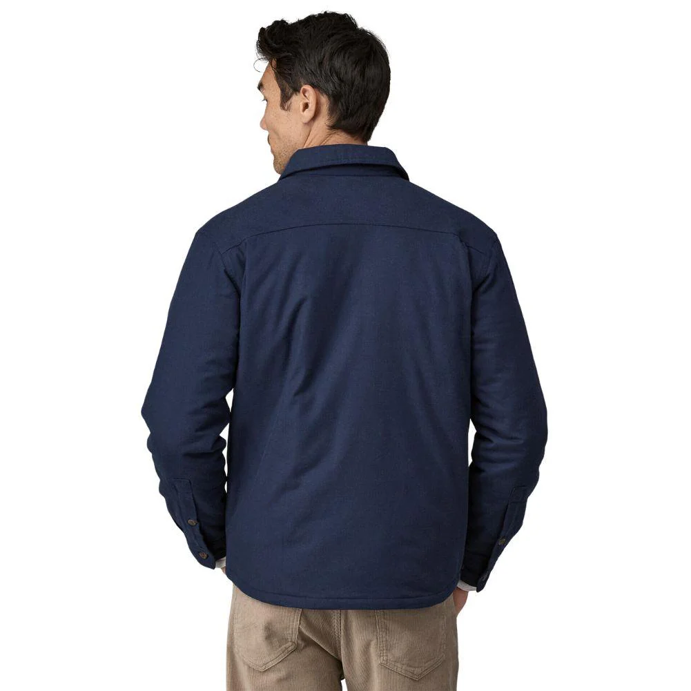 Patagonia Men's Lightweight Insulated Fjord Flannel Shirt (New Navy) - Image 3