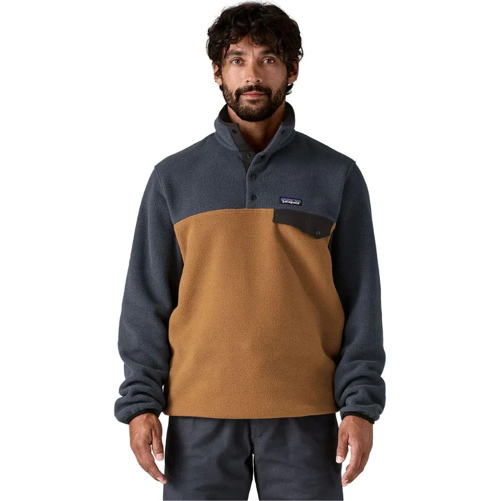 Patagonia Men's Lightweight Synchilla Snap-T Fleece Pullover (Deer Brown) - Image 2