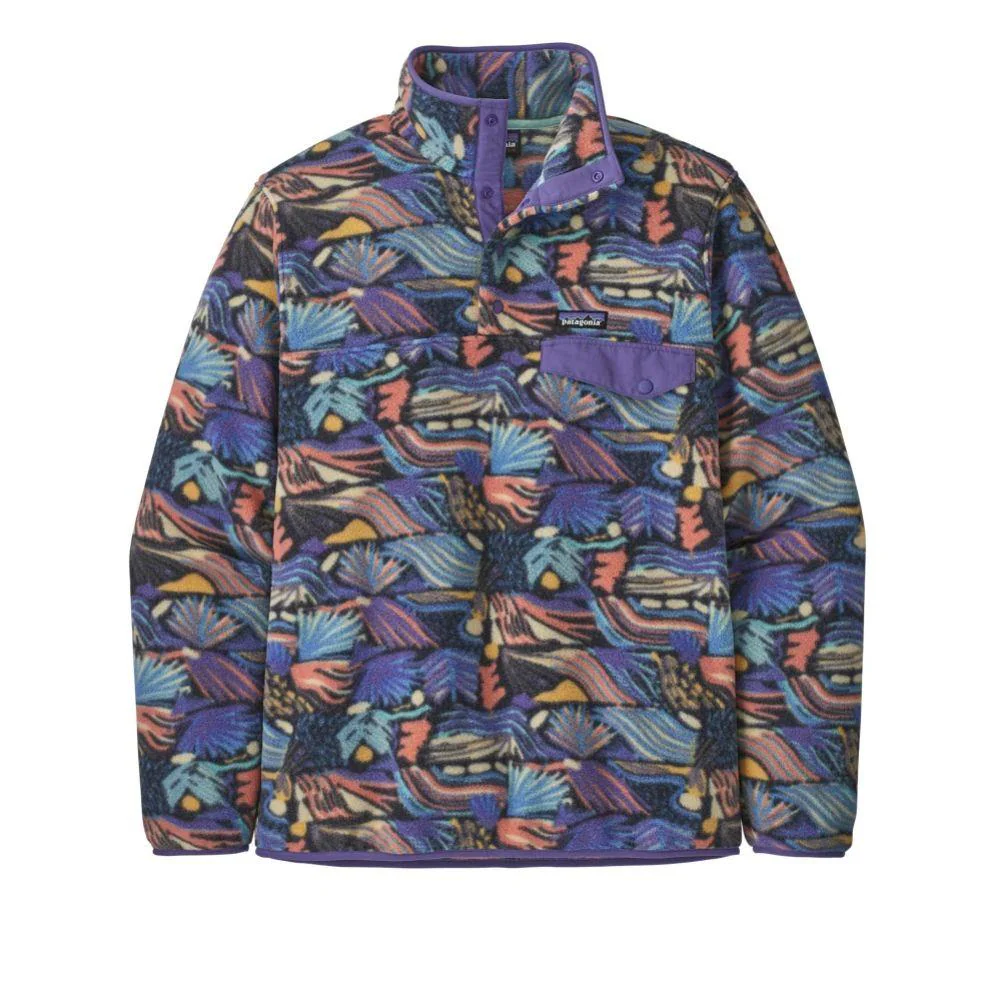 Patagonia Men's Lightweight Synchilla Snap-T Fleece Pullover (Joy/Pitch Blue)