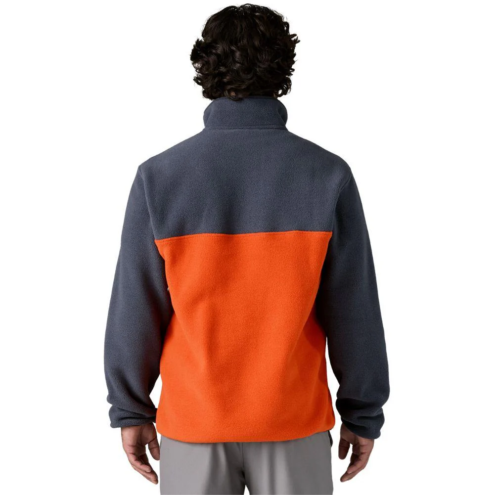Patagonia Men's Lightweight Synchilla Snap-T Fleece Pullover (Pollinator Orange) - Image 3