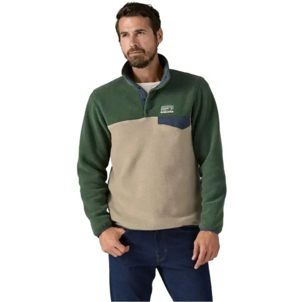 Patagonia Men's Lightweight Synchilla Snap-T Fleece Pullover (Seabird Grey) - Image 2