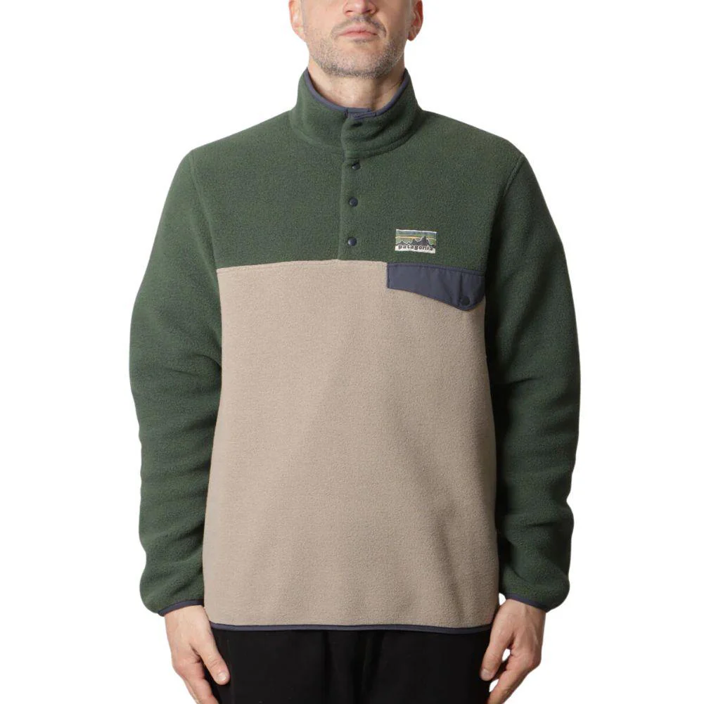 Patagonia Men's Lightweight Synchilla Snap-T Fleece Pullover (Seabird Grey) - Image 4