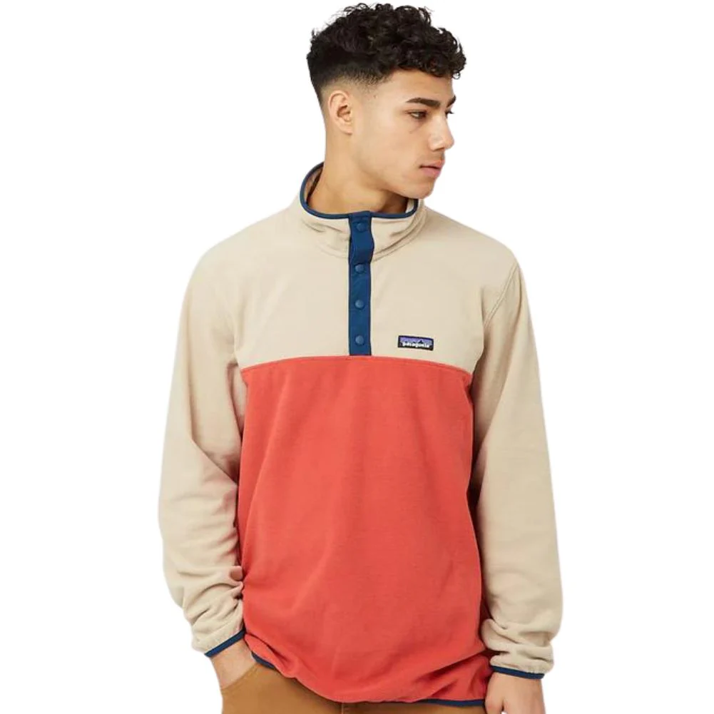 Patagonia Men's Micro D Snap-T Fleece Pullover (Sumac Red) - Image 2