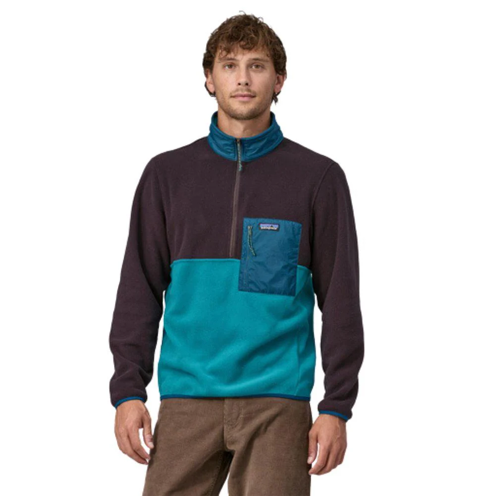 Patagonia Men's Microdini 1/2-zip Fleece Pullover (Belay Blue) - Image 2