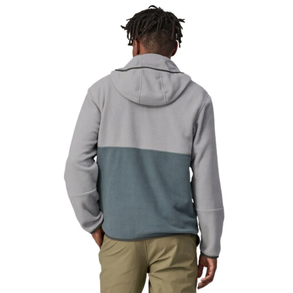 Patagonia Men's Microdini Fleece Hoody (Nouveau Green w/Salt Grey) - Image 3