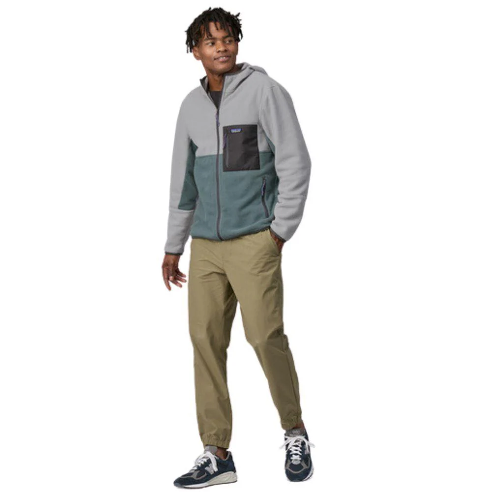 Patagonia Men's Microdini Fleece Hoody (Nouveau Green w/Salt Grey) - Image 4