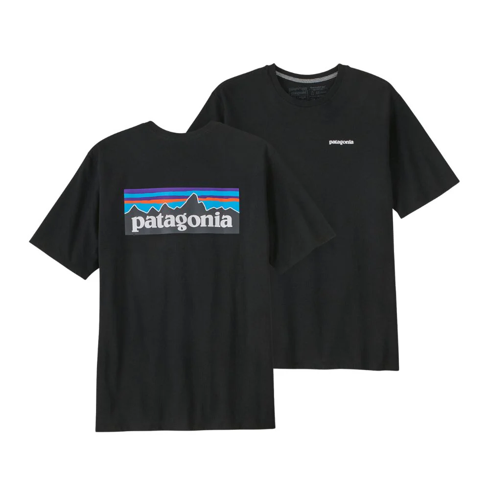 Patagonia Men's P-6 Logo Responsibili-Tee (Black) - Image 2