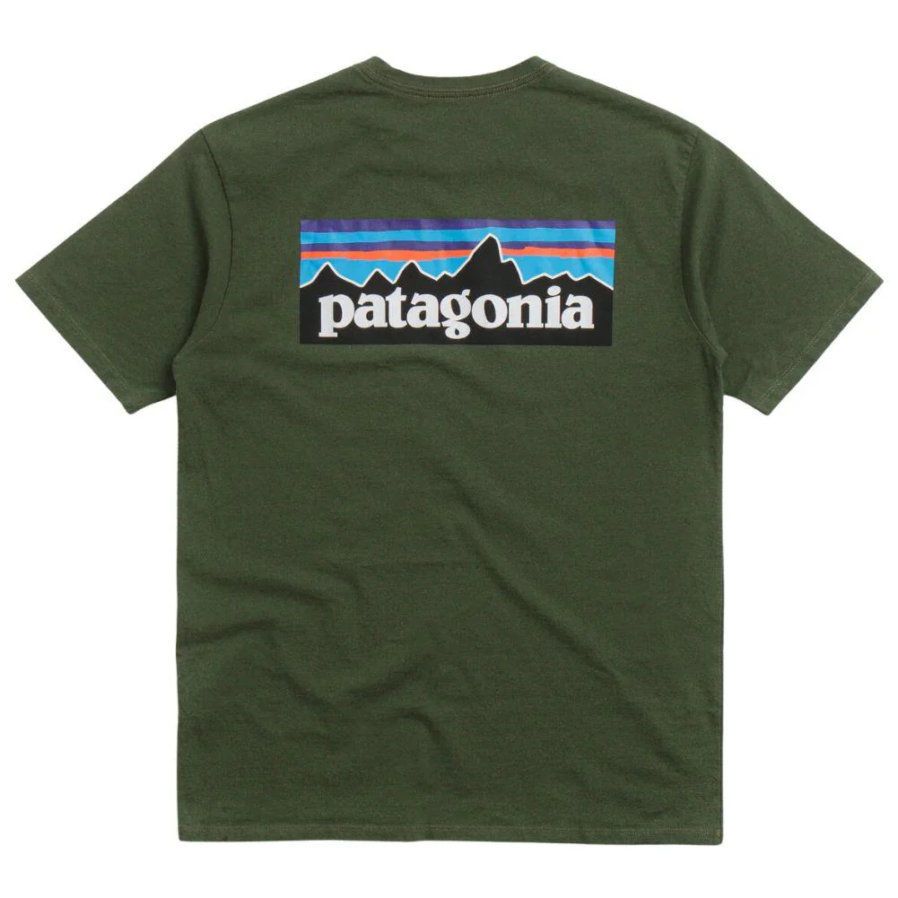 Patagonia Men's P-6 Logo Responsibili-Tee (Torrey Pine Green) - Image 2