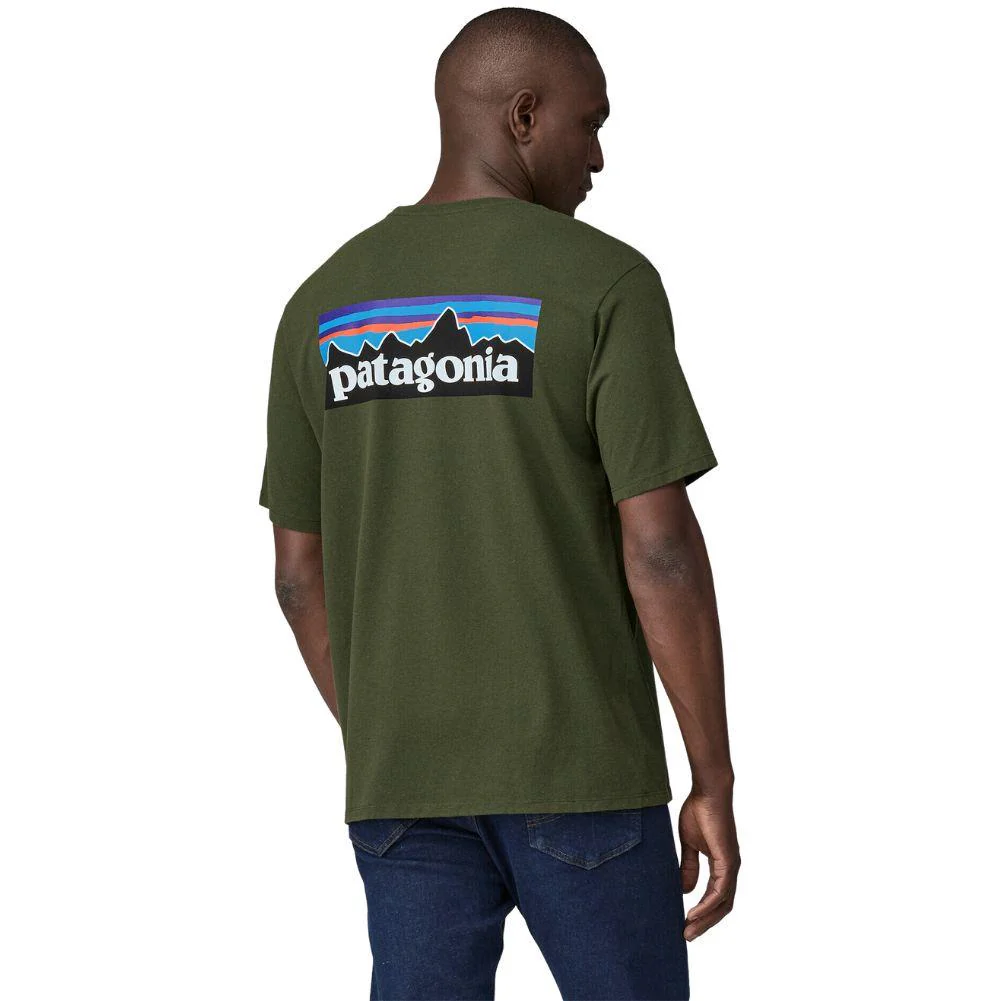 Patagonia Men's P-6 Logo Responsibili-Tee (Torrey Pine Green) - Image 5