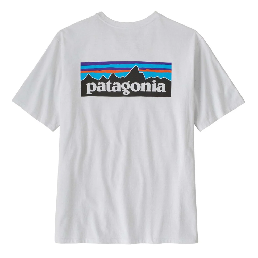 Patagonia Men's P-6 Logo Responsibili-Tee (White) - Image 2