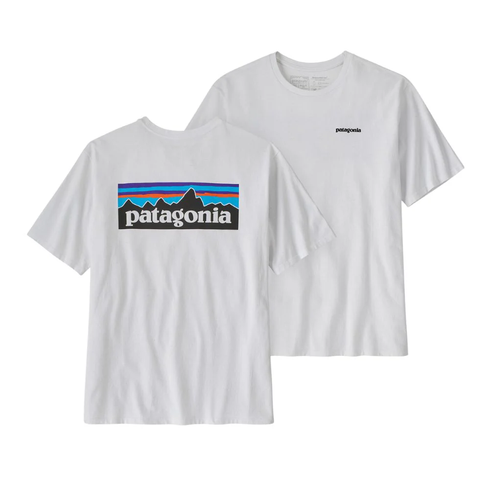 Patagonia Men's P-6 Logo Responsibili-Tee (White) - Image 3