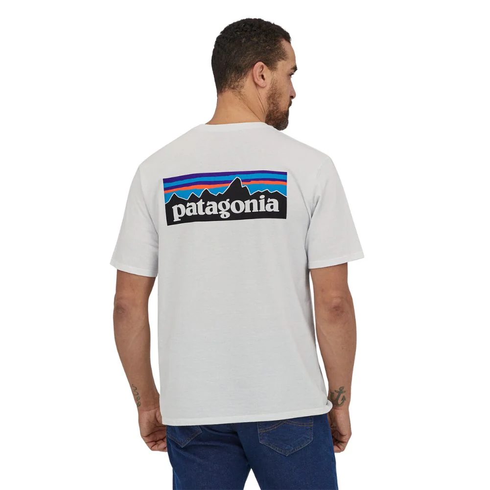 Patagonia Men's P-6 Logo Responsibili-Tee (White) - Image 5