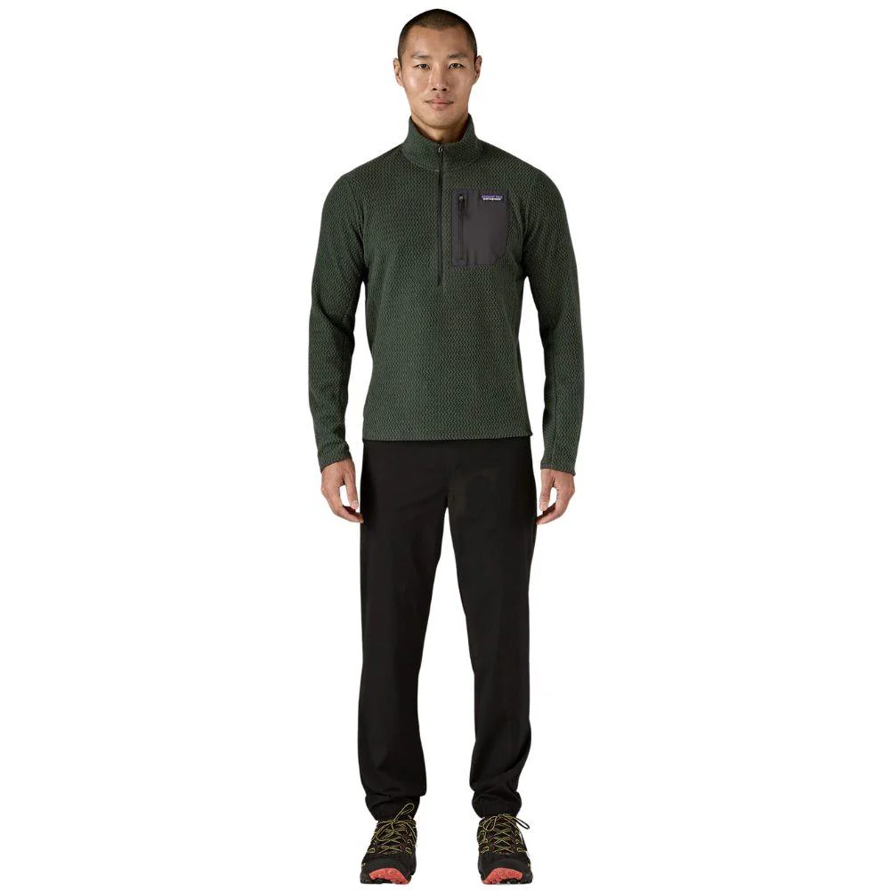 Patagonia Men's R1 Air Fleece Zip-Neck (Old Growth Green) - Image 5
