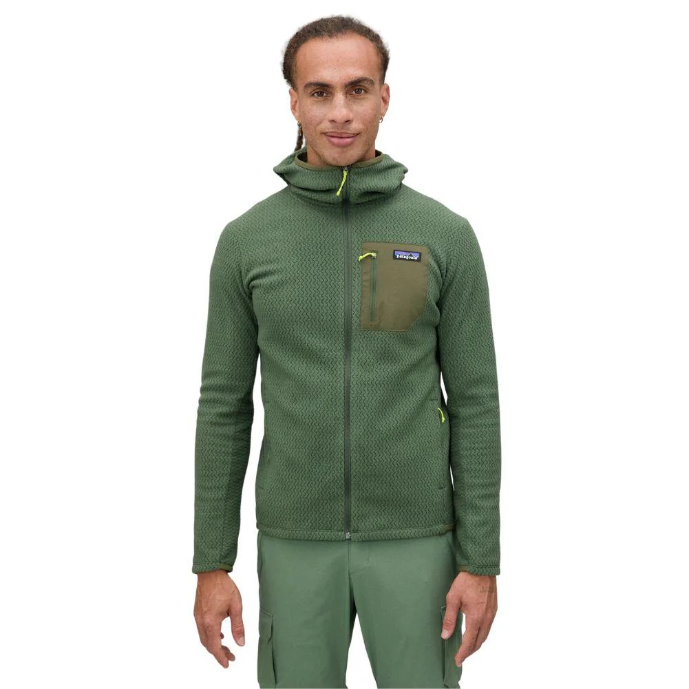 Patagonia Men's R1 Air Full-Zip Hoody (Torrey Pine Green) - Image 3