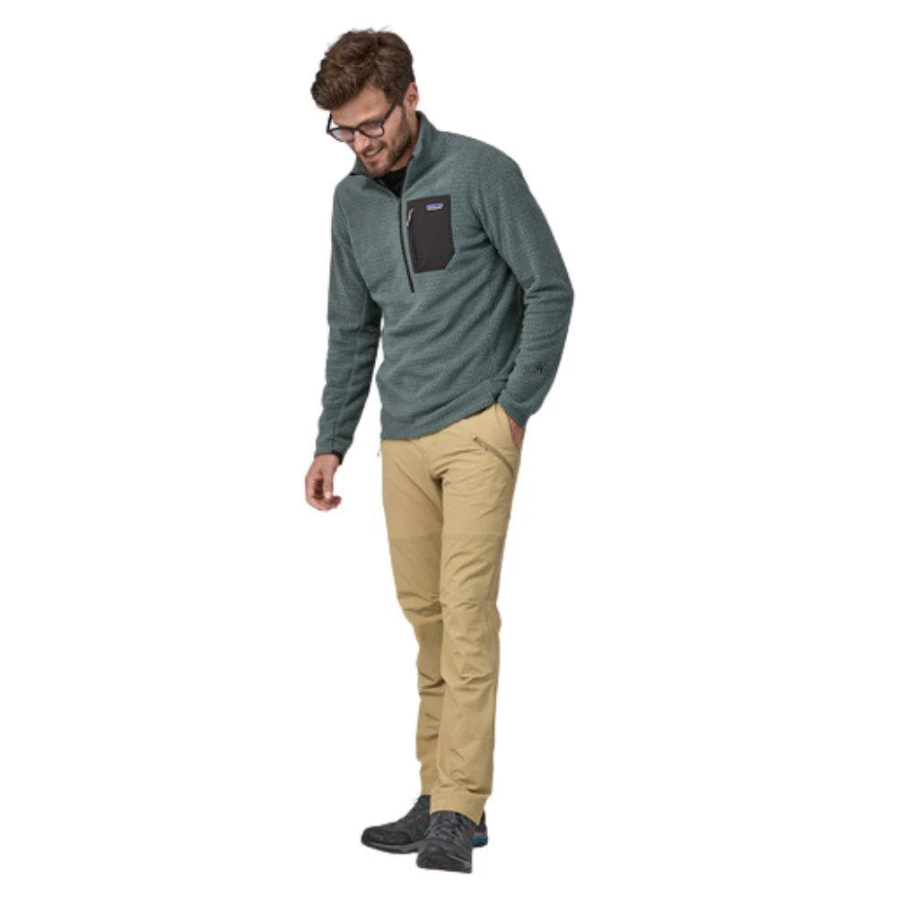 Patagonia Men's R1 Air zip-Neck (Nouveau Green) - Image 2