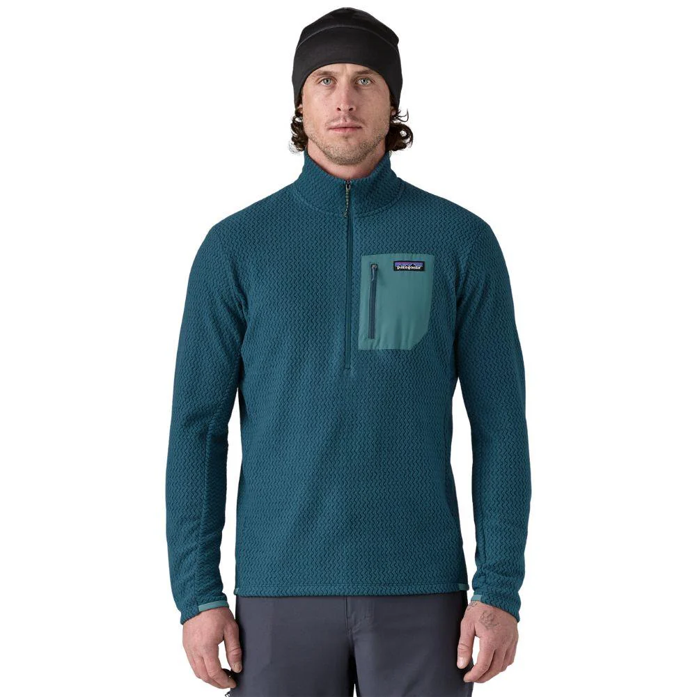 Patagonia Men's R1 Air Zip-Neck (Tidal Teal) - Image 2