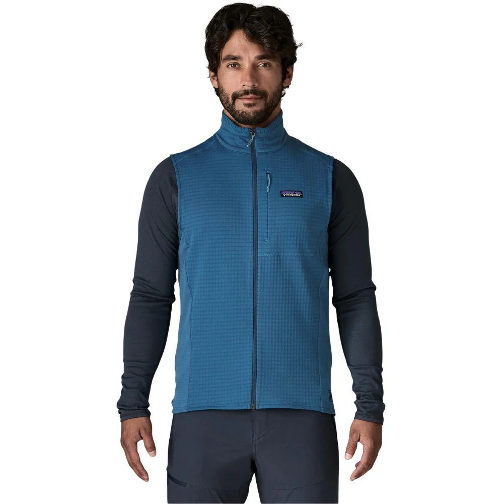 Patagonia Men's R1 Fleece Vest (Aquatic Blue) - Image 2