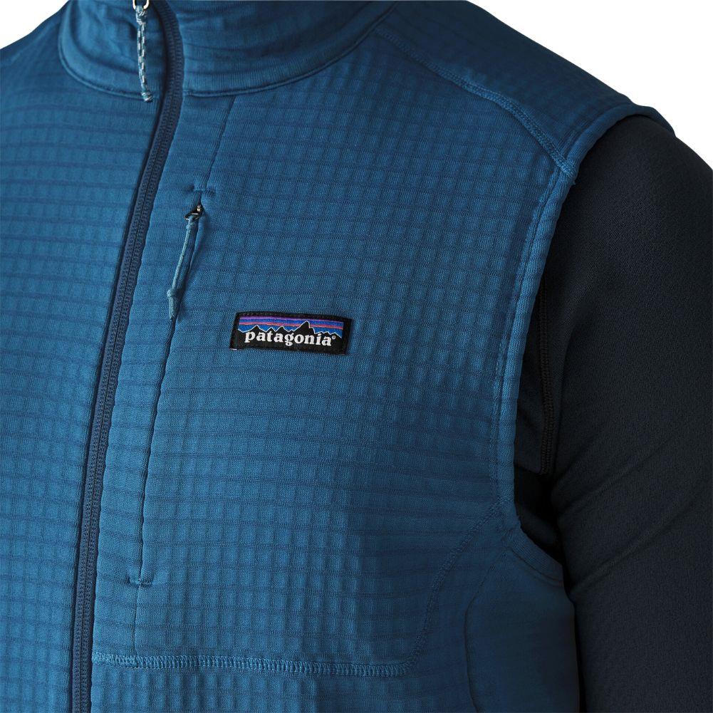 Patagonia Men's R1 Fleece Vest (Aquatic Blue) - Image 7