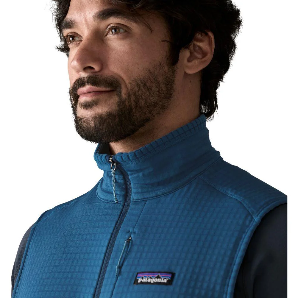 Patagonia Men's R1 Fleece Vest (Aquatic Blue) - Image 8