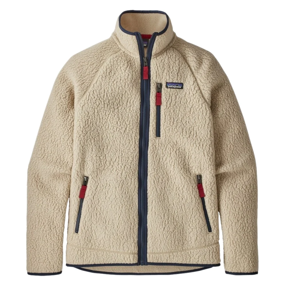 Patagonia Men's Retro Pile Fleece FZ Jacket (El Cap Khaki)
