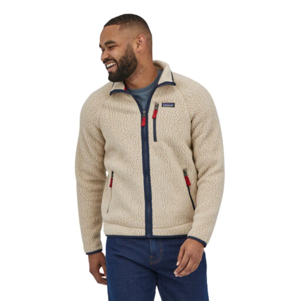 Patagonia Men's Retro Pile Fleece FZ Jacket (El Cap Khaki) - Image 2