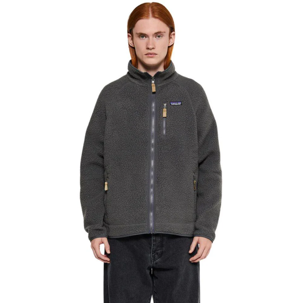 Patagonia Men's Retro Pile Fleece Jacket (Forge Grey) - Image 3