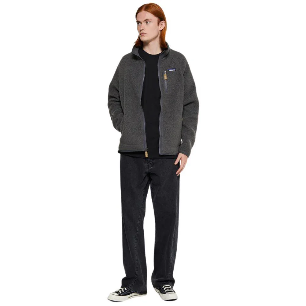 Patagonia Men's Retro Pile Fleece Jacket (Forge Grey) - Image 5