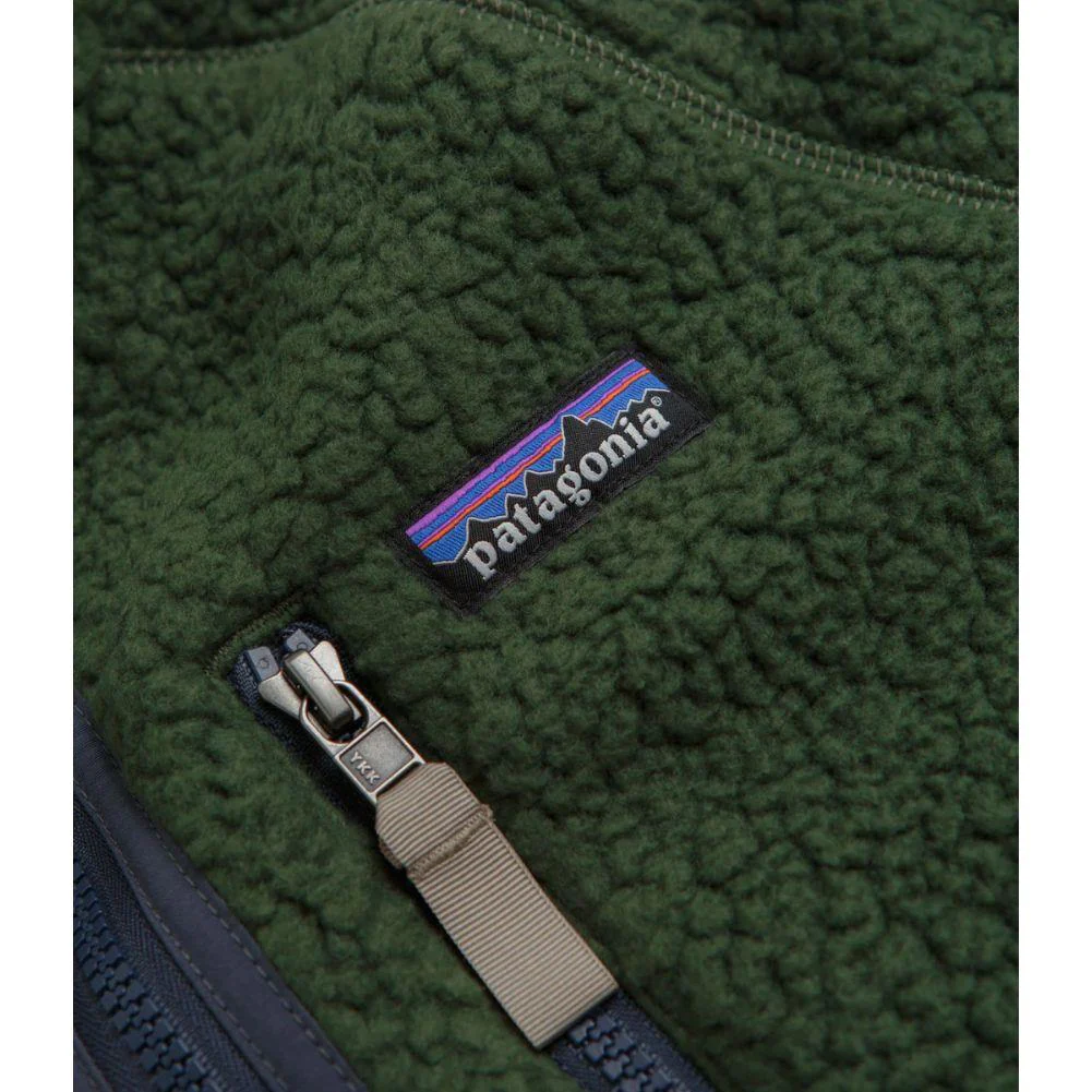 Patagonia Men's Retro Pile Fleece Jacket (Torrey Pine Green) - Image 4