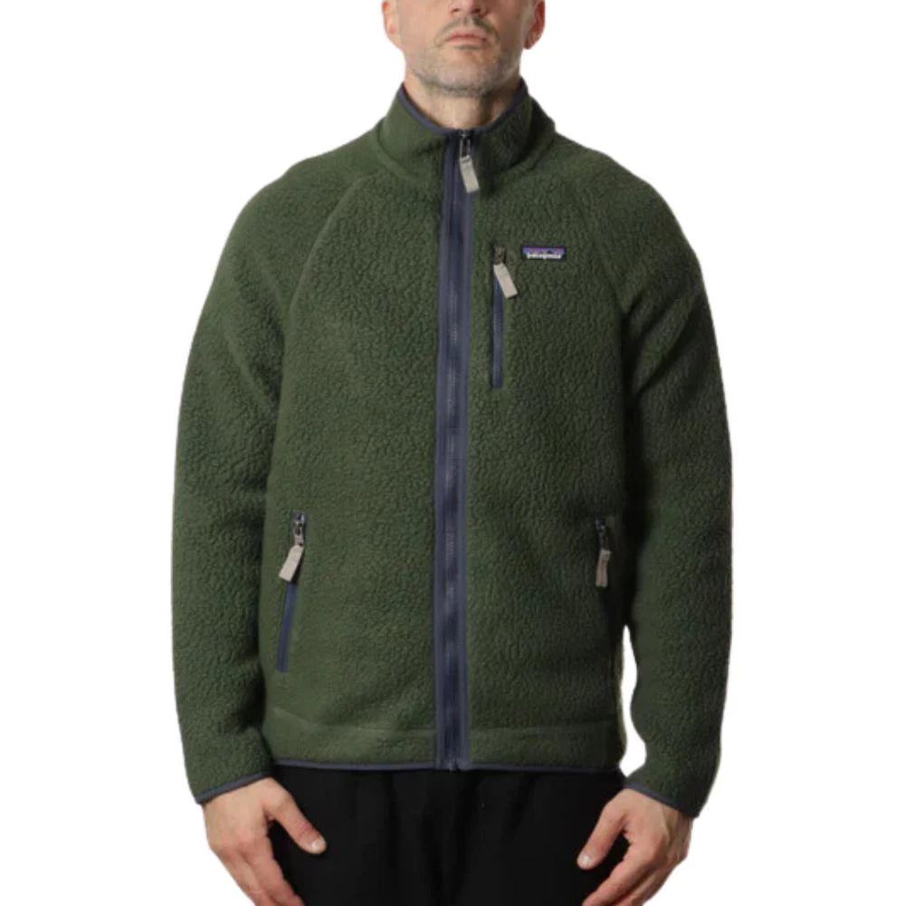 Patagonia Men's Retro Pile Fleece Jacket (Torrey Pine Green) - Image 6