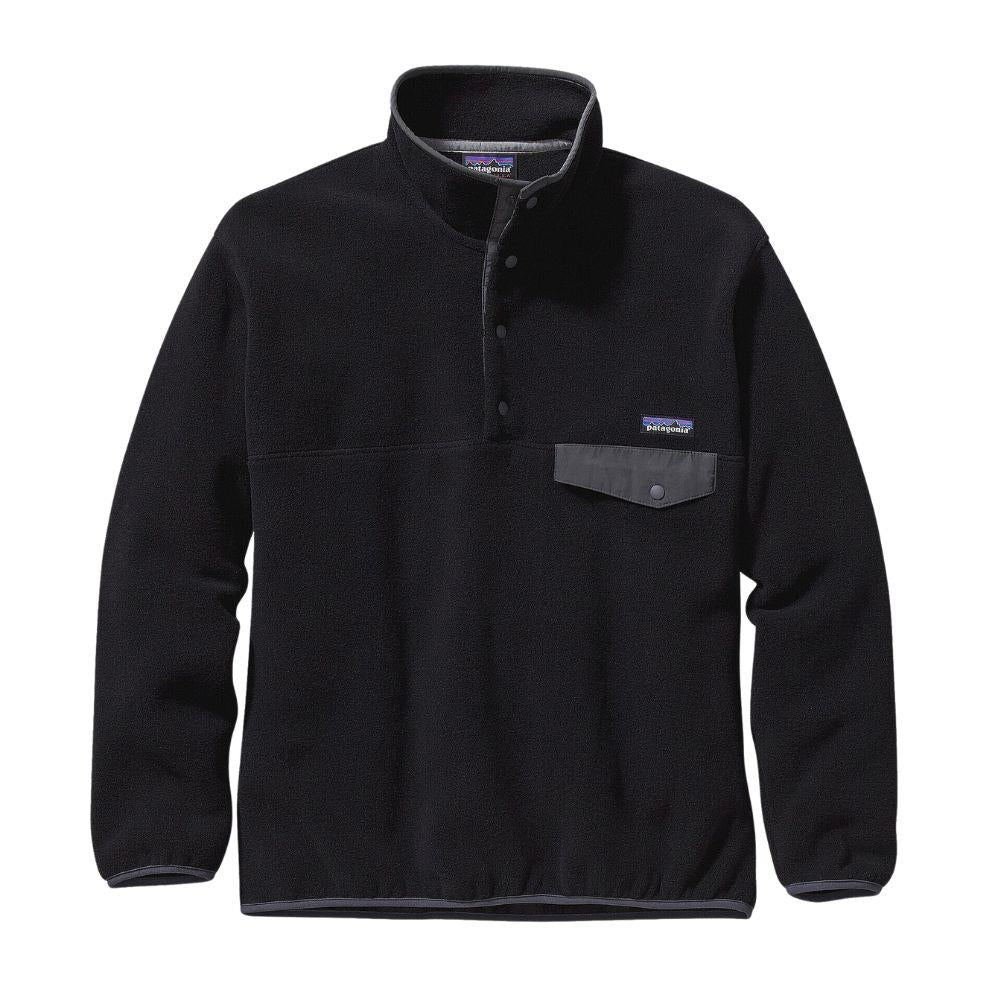 Patagonia Men's Synchilla Snap-T Fleece Pullover (Black/Forge Grey)
