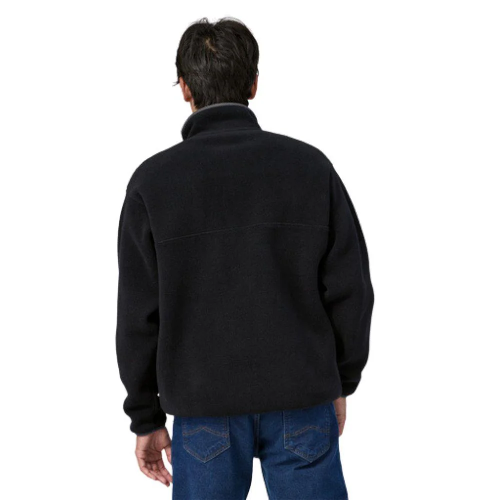 Patagonia Men's Synchilla Snap-T Fleece Pullover (Black/Forge Grey) - Image 3
