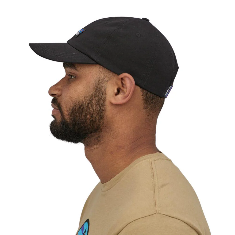 Patagonia P-6 Label Trad Cap (Black) - Image 3