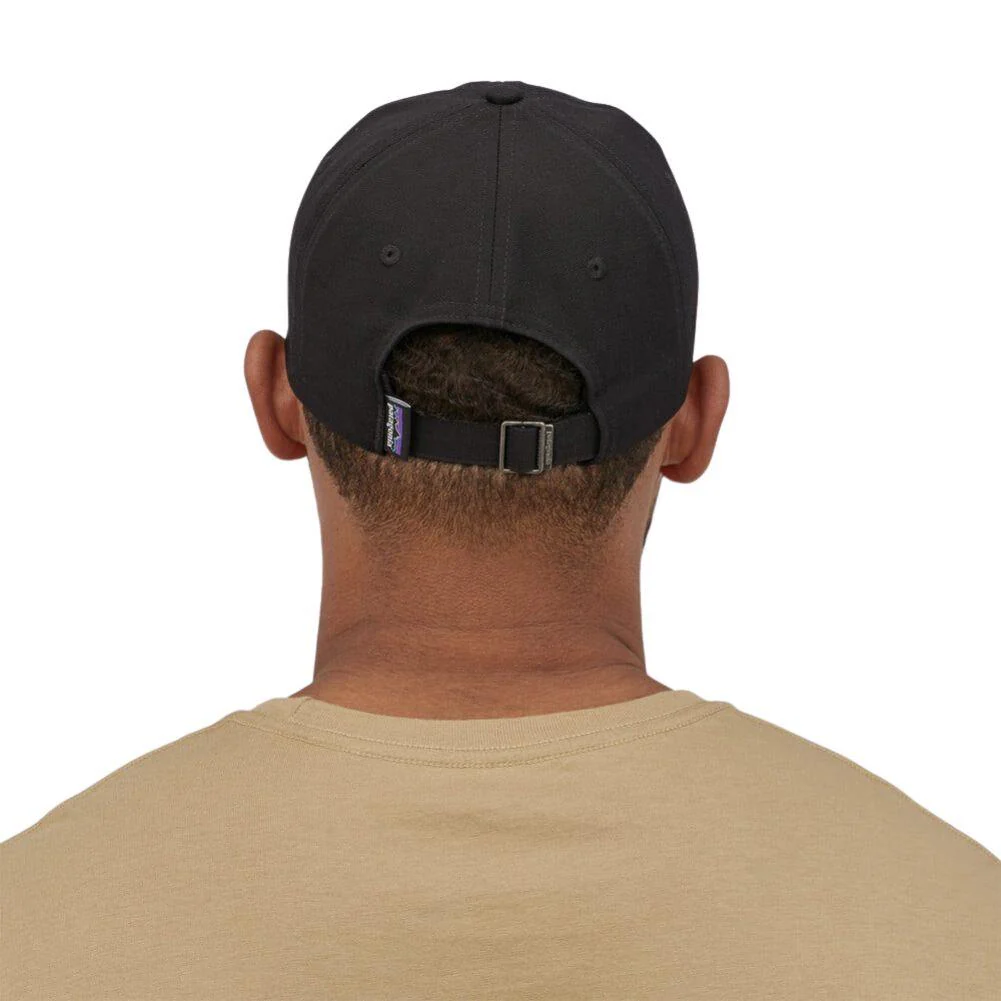 Patagonia P-6 Label Trad Cap (Black) - Image 4