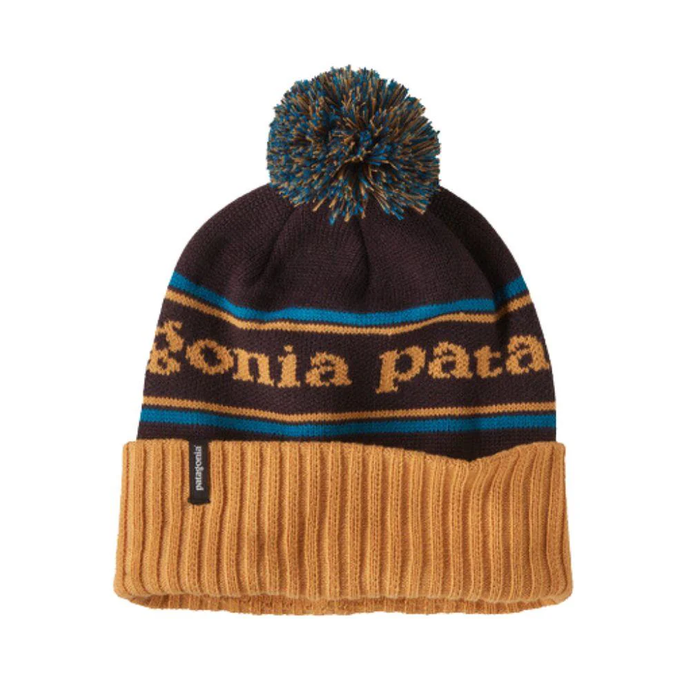 Patagonia Powder Town Beanie (Park Stripe: Dried Mango)