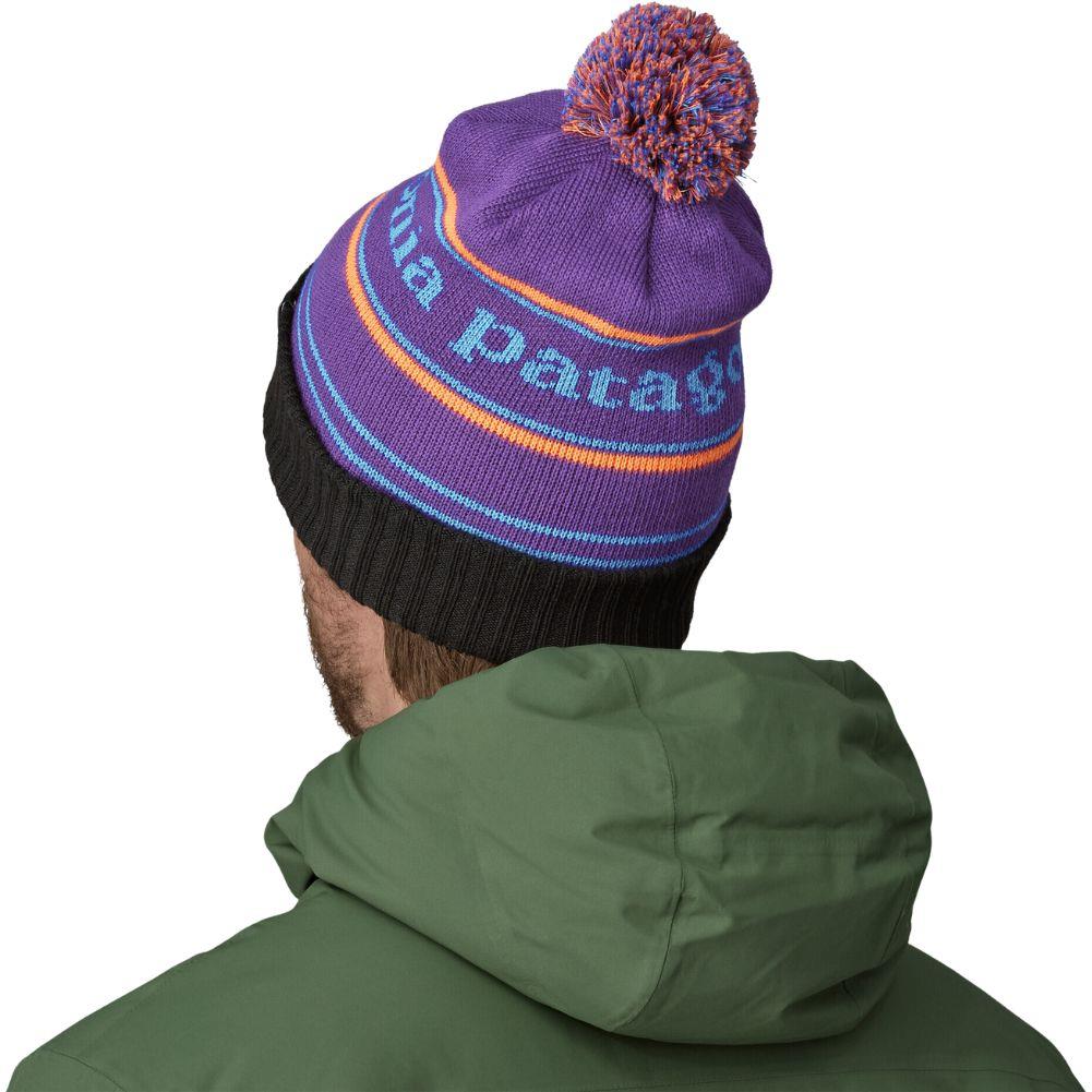 Patagonia Powder Town Beanie (Park Stripe: Purple) - Image 3