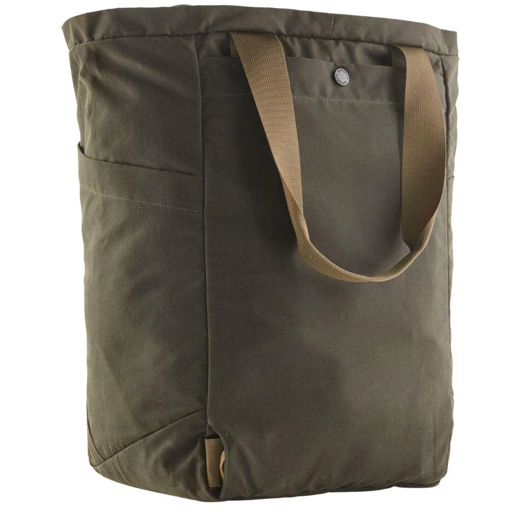 Patagonia Waxed Canvas Tote Pack 27L (Basin Green) - Image 3