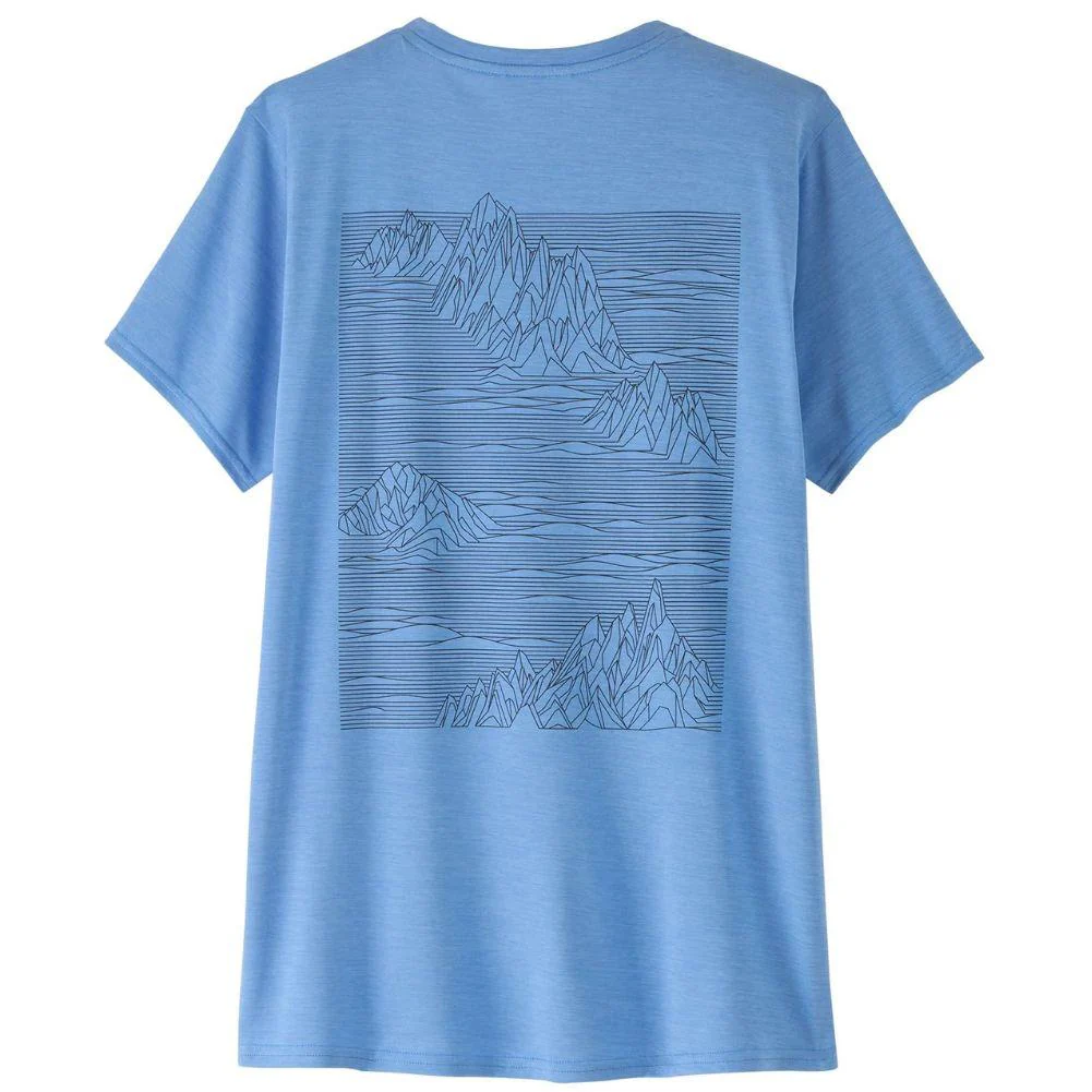 Patagonia Women's Capilene Cool Daily Graphic Shirt (Strataspire: Abundant Blue X-Dye) - Image 2
