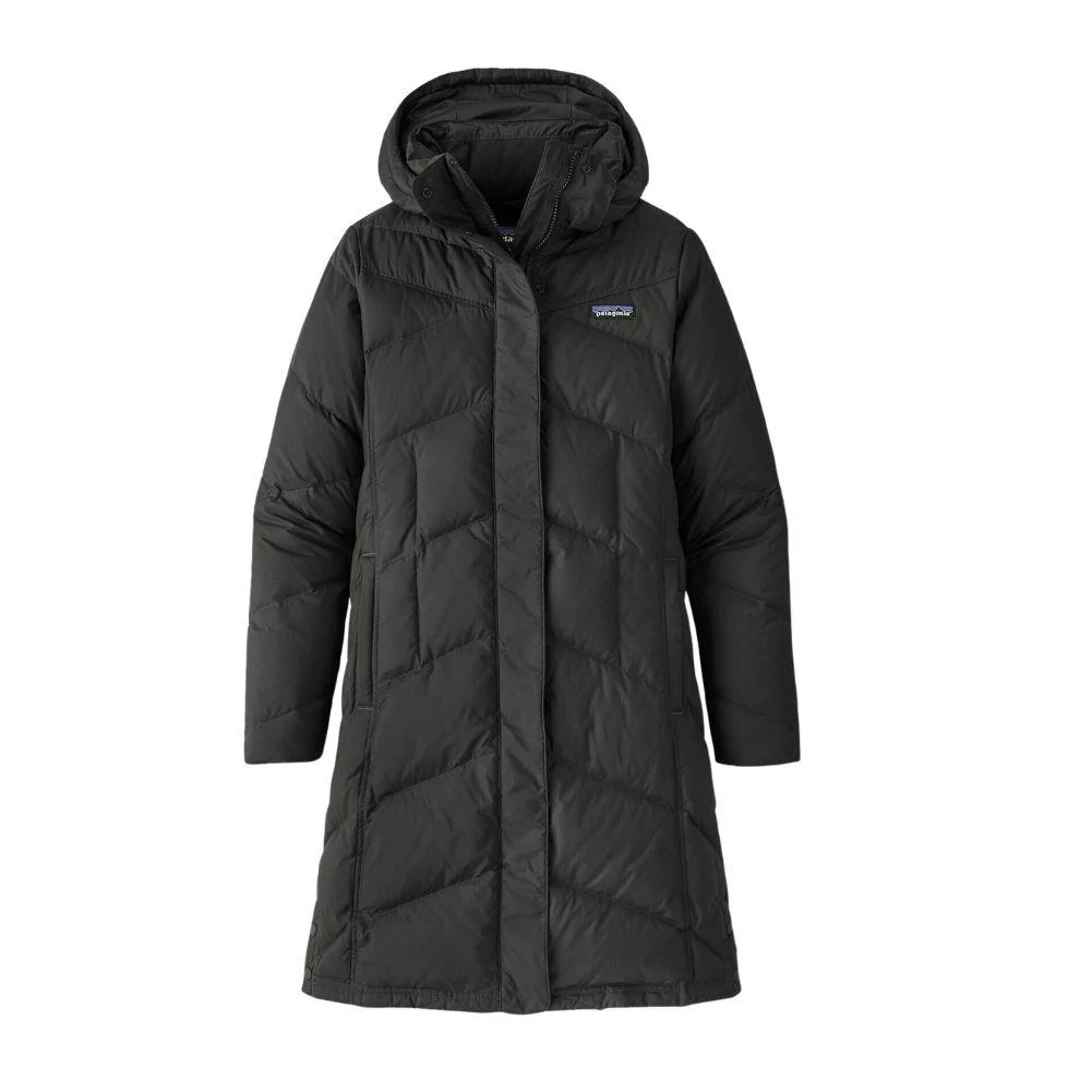 Patagonia Women's Down With It Parka Jacket (Black) Size 14
