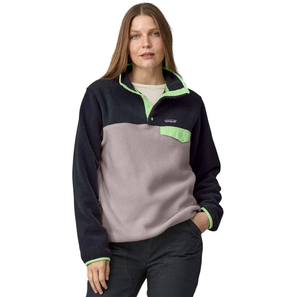 Patagonia Women's Lightweight Synchilla Snap-T Fleece Pullover (Echo Purple) - Image 2