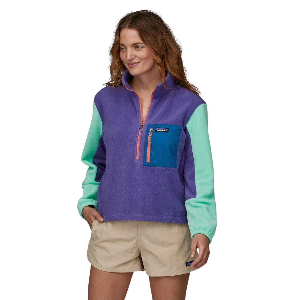 Patagonia Women's Microdini 1/2-Zip Fleece Pullover (Perennial Purple) - Image 2
