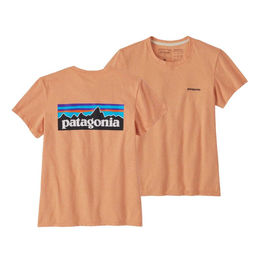 Patagonia Women's P-6 Logo Responsibili-Tee (Cowry Peach)